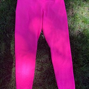 Zyia hot pink light n tight leggings